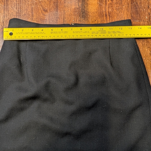 J. Crew Classic Black Pencil Skirt, Lined, Wool - Picture 3 of 6